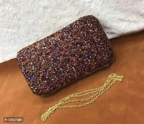 Fancy Fabric Clutches For Women-thumb0