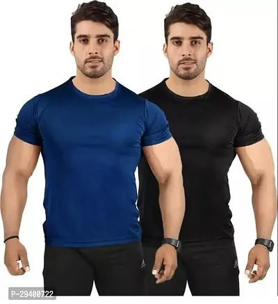 Fancy Cotton T-shirts For Men Pack Of 2-thumb0