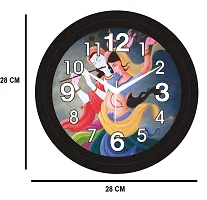 Iya Creations Designer Analogue Round Plastic Wall Clock with Glass for Home/Living Room/Bedroom/Kitchen/Office ( 28 x 28 x 3 cm) (WC 1016)-thumb2