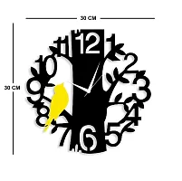 Iya Creations Designer Analog Wall Clock for Home/Living Room/Bedroom/Kitchen (30 cm x 30 cm x 2.8 cm,)-thumb1