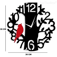 Iya Creations Analog Wall Clock for Home (30 cm x 30 cm x 2.8 cm) (Multi)-thumb1