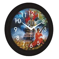 Iya Creations Designer Analogue Round Plastic Wall Clock with Glass for Home/Living Room/Bedroom/Kitchen/Office ( 28 x 28 x 3 cm) (WC 1009 Meera)-thumb1