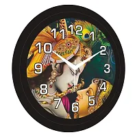 Iya Creations Designer Analogue Round Plastic Wall Clock with Glass for Home/Living Room/Bedroom/Kitchen/Office ( 28 x 28 x 3 cm) (WC 1002 Radha Krishn)-thumb2