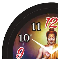 Iya Creations Designer Analogue Round Plastic Wall Clock with Glass for Home/Living Room/Bedroom/Kitchen/Office ( 28 x 28 x 3 cm) (WC 1003 Buddha)-thumb3