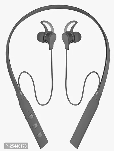 Stylish Grey In-ear Bluetooth Wireless Headsets With Microphone