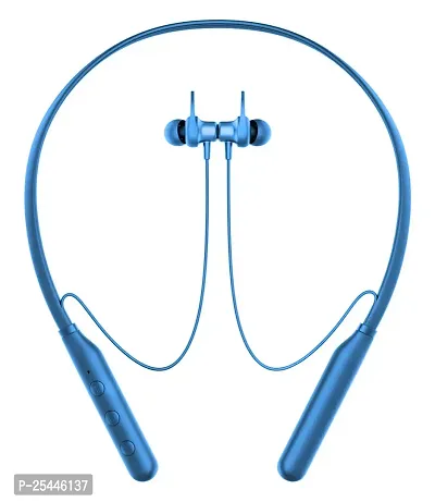 Stylish Blue In-ear Bluetooth Wireless Headsets With Microphone