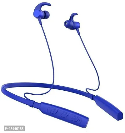 Stylish Navy Blue In-ear Bluetooth Wireless Headsets With Microphone-thumb0