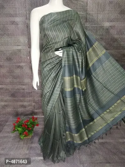 Beautiful Chanderi Silk Saree with Blouse piece-thumb0