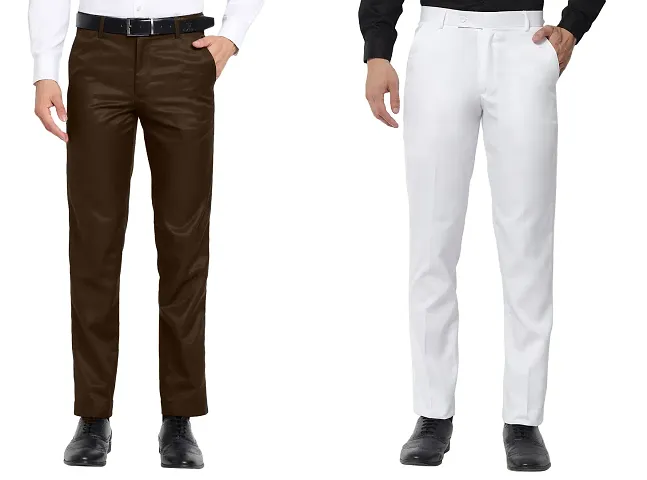 Must Have Polyester Blend Formal Trousers 