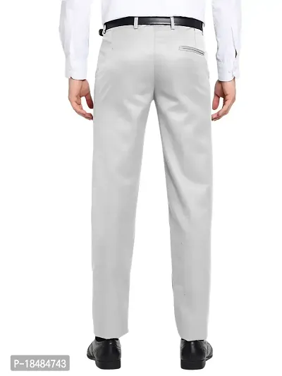 STALLINO Fashion PV Dgrey and Lightgrey Fit Formal Trouser for Men - Office pant for Men-thumb4