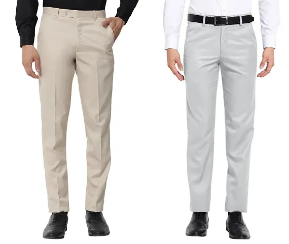 New Arrival Polyester Blend Formal Trousers 