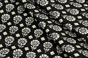 Men Sanganeri Print Shirt And Trouser Fabric Combo Set Pack Of 2( 1 Pant And 1 Shirt Piece Combo)-thumb1
