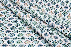 Men Sanganeri Print Shirt And Trouser Fabric Combo Set Pack Of 2( 1 Pant And 1 Shirt Piece Combo)-thumb2