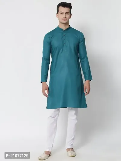 Classic Solid Kurta for Men-thumb0