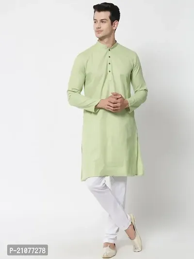 Classic Cotton Solid Kurta for Men