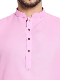 Classic Cotton Solid Kurta for Men-thumb3