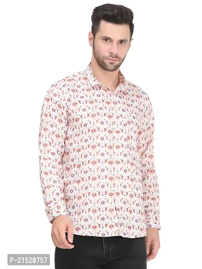 Men Sangganeri Cotton Printed shirt-thumb0