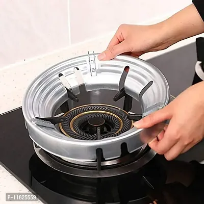 Energy Saving Gas Hood Cover Windproof Gather Fire Wok Stand for Gas Stove