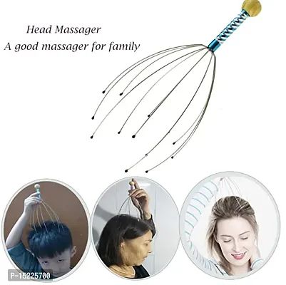 Head Scalp Massager | Machine Head Massager Scalp Scratcher 12 Fingers Head Scratcher For Head Massage Body Relaxing-thumb5