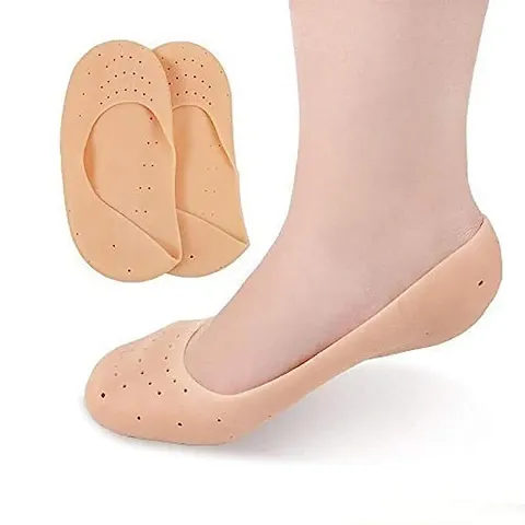 AR Mall Silicone Foot Pedicure Against Cracking Chap Pain Reusable Winter Special Moisturizing Breathable Anti Crack Heel Socks