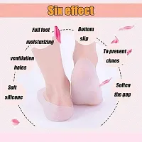 Anti Crack Full Length Silicone Foot Protector Moisturizing Socks for Foot-Care and Heel Cracks,socks for cracked feet,heel pad for heel pain-thumb1