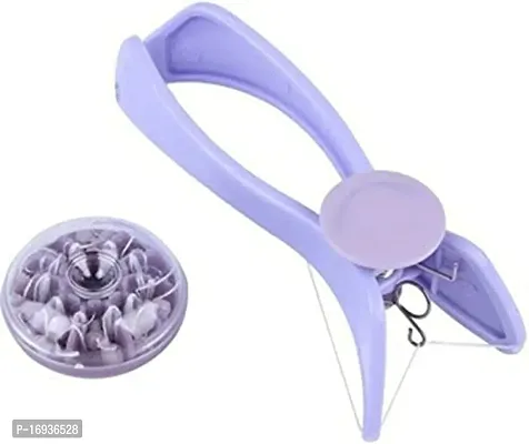 Silique Eyebrow Face And Body Hair Threading and Removal System Tweezers Kit Purple Color-thumb3