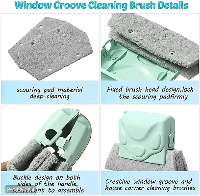 Window Slot Track Groove Dust Cleaner Remover Brush Tool Magic Window Cleaning Brush-thumb3