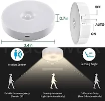 Motion Sensor Light for Home with USB Charging Pack of 2 Wireless Self Adhesive LED Magnetic Motion Activated Light Motion Sensor Rechargeable Light (Standard, 2)-thumb1