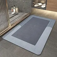Square Shape Non Slip Home Bath mat, Kitchen Bathroom Door mat, Washable Super Soft Floor Carpet, Entrance Door mat-thumb1