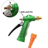 High Pressure Water Spray Gun for Car/Bike/Plants | Multi Functional Water Spray Nozzle for Gardening | Spray Gun with Handle| Water Spray Gun for Car Wash - Gardening Washing (Green) pack of 1-thumb2