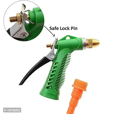 High Pressure Water Spray Gun for Car/Bike/Plants | Multi Functional Water Spray Nozzle for Gardening | Spray Gun with Handle| Water Spray Gun for Car Wash - Gardening Washing (Green) pack of 1-thumb3