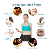 Digital Therapy Machine Electronic Pulse Massager Muscle Stimulator Tens, 8 Modes with 8 pads Massager-thumb2