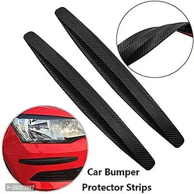 Car Front Rear Bumper Protector Corner Guard Anti-Collision Rubber Strips Scratch-Resistant Trim Cover for Cars SUVs | Set of 4-thumb4