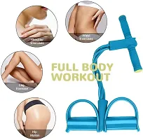 Pull Reducer Training Bands 4 Tubes Body Trimmer Pedal Exerciser Yoga Crossfit Exercise, Arm Exercise, Tummy Body Building Training Men and Womens (Pull Reducer)-thumb1