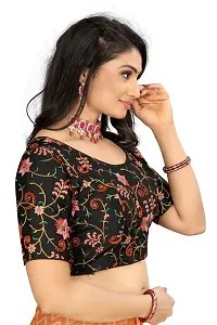 Classic Satin Stitched Blouse for Women-thumb1