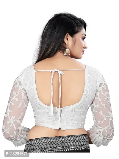 Classic Net Stitched Blouse for Women-thumb3