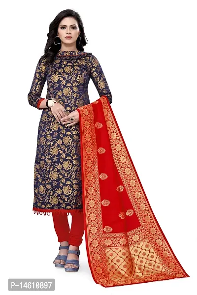 Silk dress with banarasi on sale dupatta