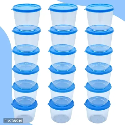 Plastic Utility Container - 350 ml  Pack of 18, Blue