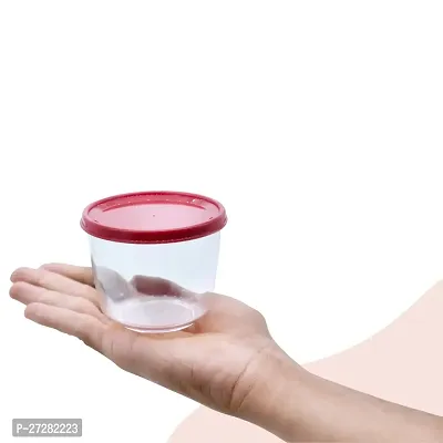 Plastic Utility Container - 350 ml  Pack of 30, Red-thumb3
