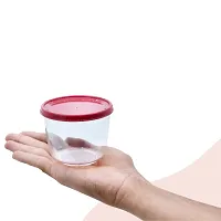 Plastic Utility Container - 350 ml  Pack of 24, Red-thumb1