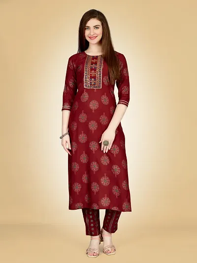 Festive Wear Classic Printed Kurta Bottom Set for Women