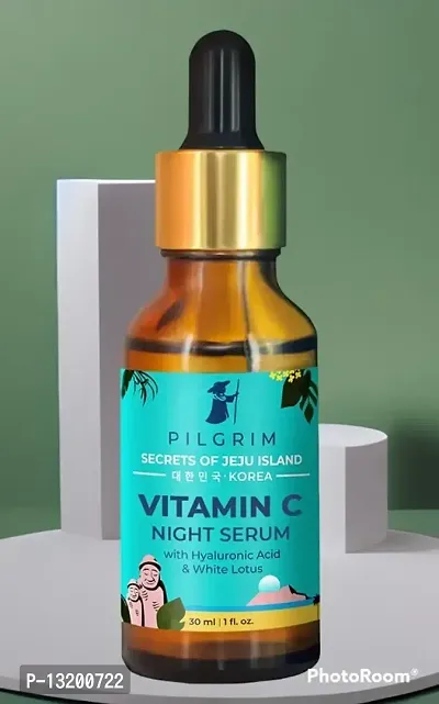 PILGRIM Korean 5% Vitamin C Face Serum (Oil Based) for glowing skin with Hyaluronic acid | Vitamin c serum for radiant skin | Women  Men | Korean Skin Care | Vegan  Cruelty-free | 30ml