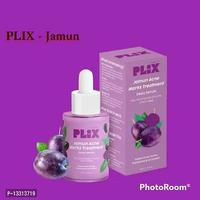 PLIX - THE PLANT FIX 10% Niacinamide Jamun Face Serum, 30ml (Pack Of 1) For Acne Marks And Blemishes,  Oil Control With 1% Zinc  Witch Hazel, Skin Clarifying Serum For Unisex With Acne-Prone Skin-thumb0