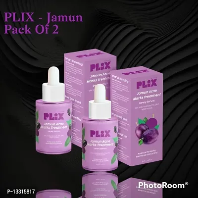 PLIX - THE PLANT FIX 10% Niacinamide Jamun Face Serum, 30ml (Pack Of 2) For Acne Marks, Blemishes,  Oil Control With 1% Zinc  Witch Hazel  Skin Clarifying Serum For Unisex Whith Acne-Prone Skin
