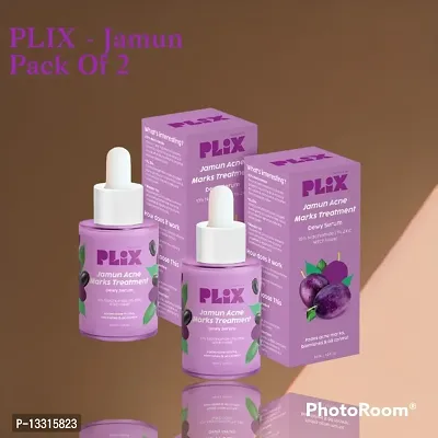 PLIX - THE PLANT FIX 10% Niacinamide Jamun Face Serum, 30ml (Pack Of 2) For Acne Marks  Blemishes,  Oil Control With 1% Zinc  Witch Hazel, Skin Clarifying Serum For Unisex With Acne-Prone Skin