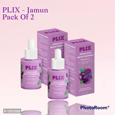 PLIX - THE PLANT FIXED 10% Niacinamide Jamun Face Serum, 30ml (Pack Of 2) For Acne Marks, Blemishes   Oil Control With 1% Zinc  Witch Hazel, Skin Clarifying Serum For Unisex With Acne-Prone Skin-thumb0