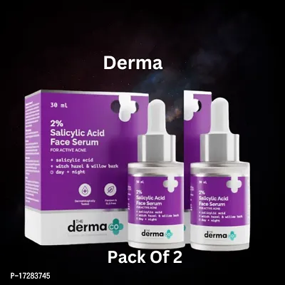 Derma Co Vitamin C Face Serum with 2% Kojic Acid Face Serum with 1% Alpha Arbutin  Niacinamide - 30 ml [PACK OF 2]-thumb0