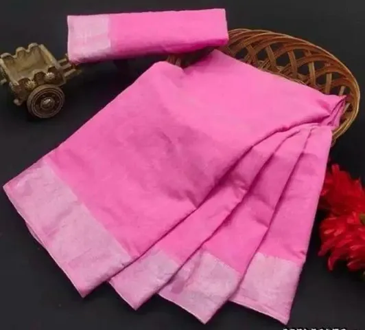 Must Have Chanderi Cotton Saree with Blouse piece