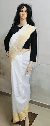 New In Chanderi Cotton Saree without Blouse piece 