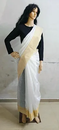 New In Cotton Saree without Blouse piece 